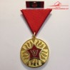 YUGOSLAVIAN ORDER OF FIREFIGHTING "GOLD STAR" WITH MINIATURE - 1st. CLASS (second emission). VERY RARE!