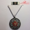 YUGOSLAVIAN ORDER OF FIREFIGHTING "SILVER STAR" - 2nd. CLASS,  WITH MINIATURE (2nd. emission). VERY RARE!