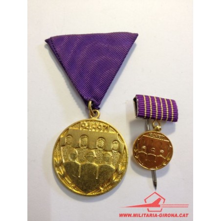 YUGOSLAVIAN MEDAL FOR 30 YEARS OF PEOPLE'S ARMY  