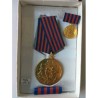 YUGOSLAVIAN MEDAL OF THE LABOUR. With Ribbon bar, miniature and box.