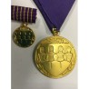 YUGOSLAVIAN MEDAL FOR 30 YEARS OF PEOPLE'S ARMY. With miniature.