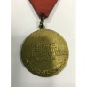 YUGOSLAVIAN MEDAL FOR 10 YEARS OF PEOPLE'S ARMY. With ribbon bar.