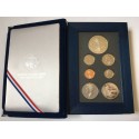 THE 1993 BILL OF RIGHTS COMMEMORATIVE COINS. PRESTIGE SET, 7 PROOF COINS U.S. MINT. With box