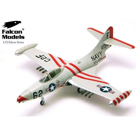 Falcon Models Wings of Fame FA721003 Grumman F9F-2 Panther Diecast Model USN ATU-206, NAS Pensacola, FL 1956