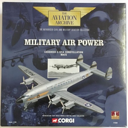 Corgi 1:144 Aviation Archive Military Air Power, 47509 Lockheed C-121A Constellation Mats. With Box