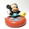 MICKEY MOUSE WITH FLOAT. FIGURE PVC 4 cm. BULLY GERMANY 1987.