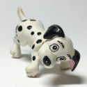 101 DALMATIANS: PUPPY WITH RED NECKLACE. PVC FIGURE 5,5 cm. DISNEY. BULLYLAND GERMANY