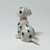 101 DALMATIANS: PUPPY WITH RED NECKLACE. PVC FIGURE 2 cm. DISNEY. CHINA