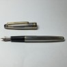 MONTBLANC MEISTERSTÜCK SOLITAIRE STERLING SILVER & GOLD FOUNTAIN PEN MX1048048 MADE IN GERMANY