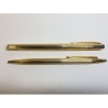 MONTBLANC NOBLESSE SLIM LINE GOLD PLATED FOUNTAIN PEN AND ROLLER BALL PEN. ORIGINAL BOX