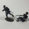 BRITAIN ACW AMERICAN CIVIL WAR 17897 VALLEY SERIES - UNION INFANTRY IN SACK COATS ROUTING SET. 3 pieces