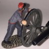 FRONTLINE ACW AMERICAN CIVIL WAR A.C.G.11 SOUTHERN ARTILLERY, loading Whitworth cannon