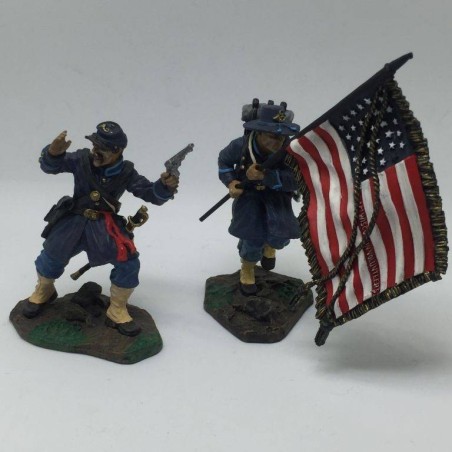 The Collectors Showcase Civil War Soldier CS00249 Iron Brigade Command (2 pieces)