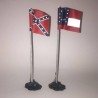 FRONTLINE ACW AMERICAN CIVIL WAR A.C.A.1. SOUTHERN, BATTLE & STARS AND BAR FLAGS