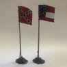 FRONTLINE ACW AMERICAN CIVIL WAR A.C.A.1. SOUTHERN, BATTLE & STARS AND BAR FLAGS