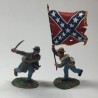 CONTE AMERICAN CIVIL WAR ACW 57104 SOUTHERN BEARER AND CHARGING OFFICER (2 pieces)