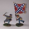 CONTE AMERICAN CIVIL WAR ACW 57104 SOUTHERN BEARER AND CHARGING OFFICER (2 pieces)