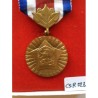 CZECHOSLOVAKIA MEDAL FOR DEDICATED WORK TO SOCIALISM. BOX & RIBBON BAR WITH MINIATURE