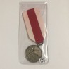 POLISH PEOPLE'S REPUBLIC: MEDAL OF MERIT VOLUNTARY FIRE BRIGADES ASSOCIATION SILVER CLASS. UNBOXED