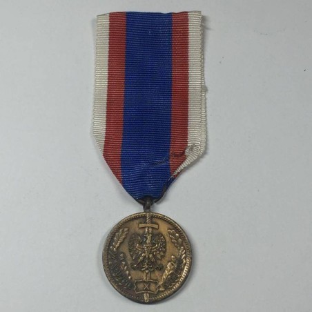 POLISH PEOPLE'S REPUBLIC. POLICE MILITIA LONG SERVICE MEDAL (X) UNBOXED