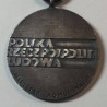 3rd. REPUBLIC OF POLAND. SILVER MEDAL MERIT FOR TRANSPORT OF THE POLISH PEOPLE'S REPUBLIC (PRL) (Variety) NO BOX