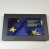 ESPAÑA Y PORTUGAL 2x10 EUROS PLATA 25º ANIVERSARIO ADHESION UNION EUROPEA 2011. CON ESTUCHE