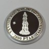 SPAIN COINS. BARCELONA '92 - 2,000 PESETAS -PROOF 1990 "CASTELLERS". WITH CASE