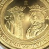 REPLICA 100 DUCADOS JUANA & CARLOS IV. FNMT 925 SILVER & GOLD 24 Kts. HISTORIA DE LA MONEDA ESPAÑOLA COLLECTION