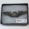 WINGS BADGE 2"AIRCREW U.S.A.F. VINTAGE SILVER N.S. MEYER INC. NEW YORK. With Box