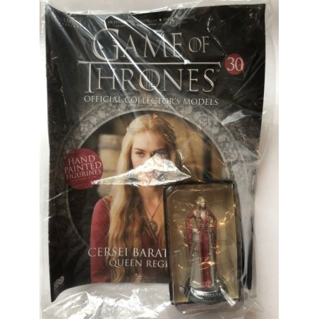 Figura de Cersei Lannister (Reina Regente) - Colección Oficial de Figuras de Juego de Tronos Eaglemoss Número 30 + Revista