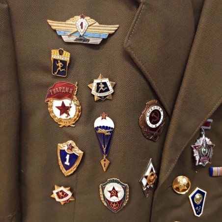 Sowjet Offizier Kokarde Alltags Uniform soviet russian army officer badge 