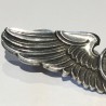 WINGS BADGE 3"AIRCREW U.S.A.F. VINTAGE SILVER STERLING (BADGES 48)