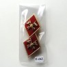 TWO COLLAR TABS OF CAVALRY SPANISH ARMY  (E -012)