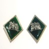 TWO COLLAR TABS Circa 80's 90's SPECIALISTS CORPS OF THE SPANISH ARMY (E -024)