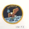 NASA MISSIÓ APOLLO 11 PEGAT EUA VINTAGE BRODAT DE 3 POLZADES (USA P-3)