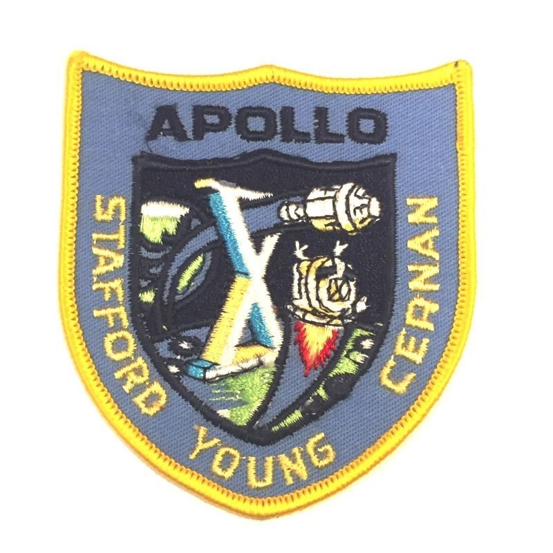 YOUNG CERNAN    4/" SPACE PATCH APOLLO 10 STAFFORD