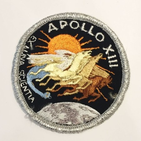NASA MISSION APOLLO XIII. EMBROIDERED 2'7/8 INCHES PATCH (USA-P9)