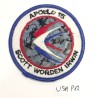 NASA MISSION APOLLO 15, SCOTT - WORDEN - IRWIN. EMBROIDERED 2,7/8 INCHES PATCH (USA-P12)