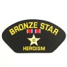 US BRONZE STAR HEROISM EMBROIDERED MILITARY HAT PATCH (USA-P31)