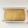 COMMEMORATIVE TOKEN 500 EUROS GOLD TICKET. SOUVENIR COLLECTION