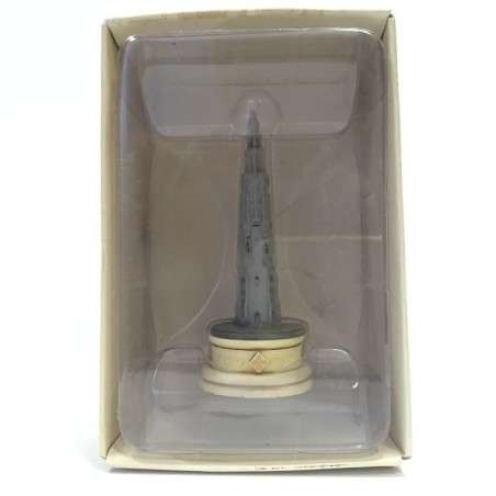 MINAS TIRITH. White Rook. LORD OF THE RINGS CHESS SET. EAGLEMOSS FIGURES.