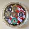 COMMEMORATIVE TOKEN ARMY MARINES NAVY AIR FORCE COAST GUARD UNITED STATES SOUVENIR