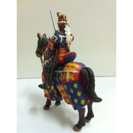 George Cross Burgundy knight Metal Figure 1/32 St ELITE PAINTED Knights 