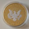 COMMEMORATIVE TOKEN 45th PRESIDENT UNITED STATES DONALD TRUMP GOLD SOUVENIR