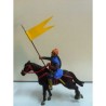 FLAG BEARER NORMAN CRUSADER, 10th. CENTURY, 1:32 SCALE, ALTAYA - FRONTLINE, MEDIEVAL MOUNTED KNIGHTS OF THE CRUSADES COLLECTION