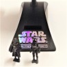 STAR WARS ACTION FLEET DARTH VADER’S TIE FIGHTER X-1 ADVANCED (TAMANY GRAN) 1996 LGT. 2 Figures Darth Vader & Pilot Imperial