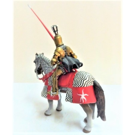 HISTORICAL TIN FIGURES ITALY KNIGHT WITH SWORD OF THE 13TH CENTURY 1/32 MA28 