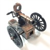 COLLECTIBLE VINTAGE PENCIL SHARPENER. DIECAST MINIATURE ARMY FIELD CANNON. PLAYME. MADE IN SPAIN