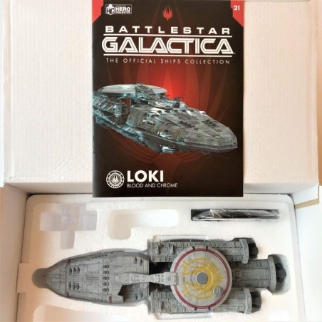 Model Replica Battlestar Galactica Ships Collection Eaglemoss Hero Collector Loki Heavy Cruiser 