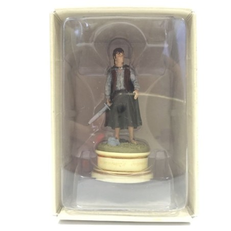 FRODO. White Pawn. LORD OF THE RINGS CHESS SET. EAGLEMOSS FIGURES.